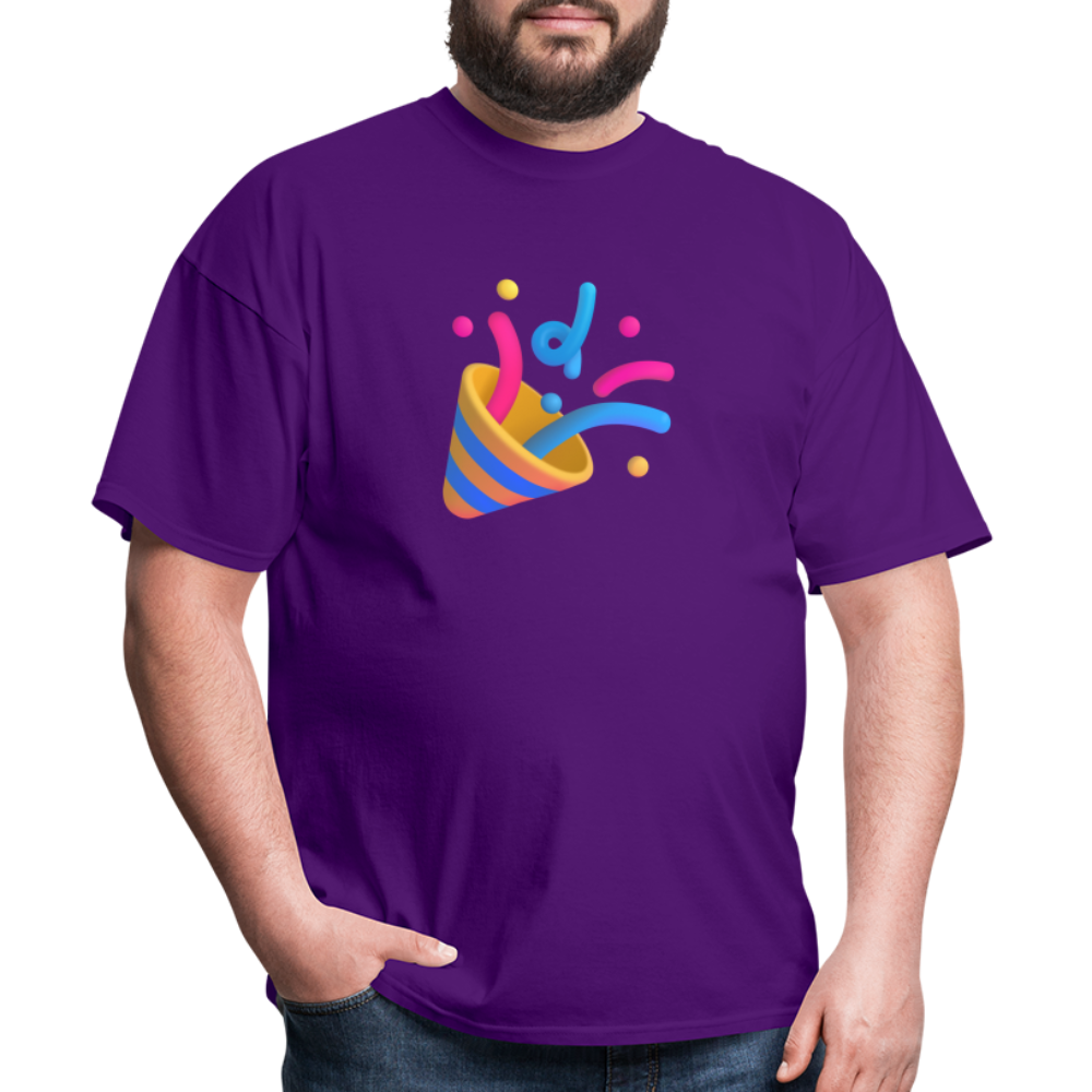 🎉 Party Popper (Microsoft Fluent) Unisex Classic T-Shirt - purple