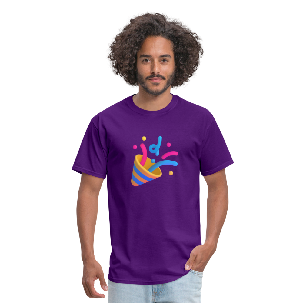 🎉 Party Popper (Microsoft Fluent) Unisex Classic T-Shirt - purple