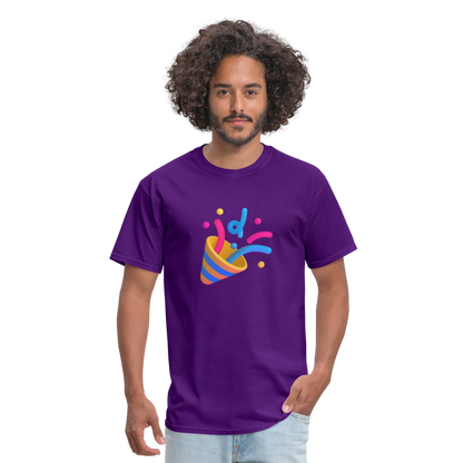 🎉 Party Popper (Microsoft Fluent) Unisex Classic T-Shirt - purple