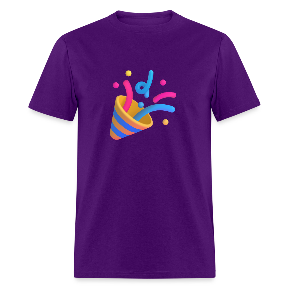 🎉 Party Popper (Microsoft Fluent) Unisex Classic T-Shirt - purple