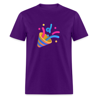 🎉 Party Popper (Microsoft Fluent) Unisex Classic T-Shirt - purple