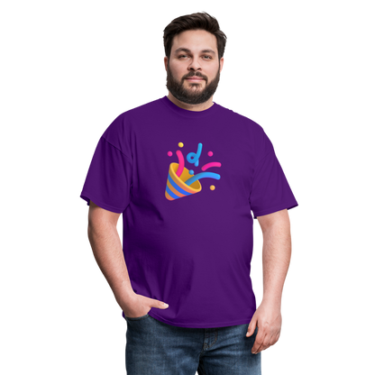 🎉 Party Popper (Microsoft Fluent) Unisex Classic T-Shirt - purple