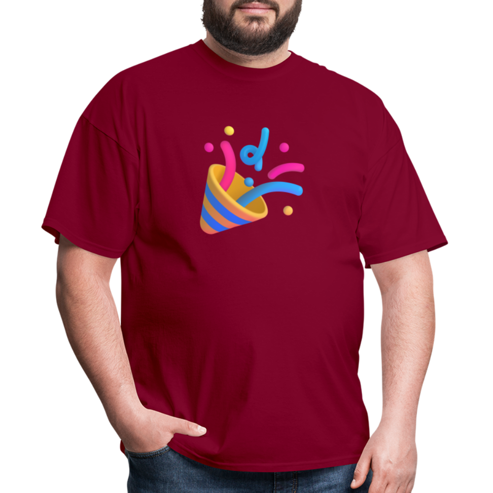 🎉 Party Popper (Microsoft Fluent) Unisex Classic T-Shirt - burgundy