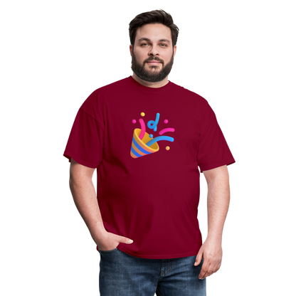 🎉 Party Popper (Microsoft Fluent) Unisex Classic T-Shirt - burgundy