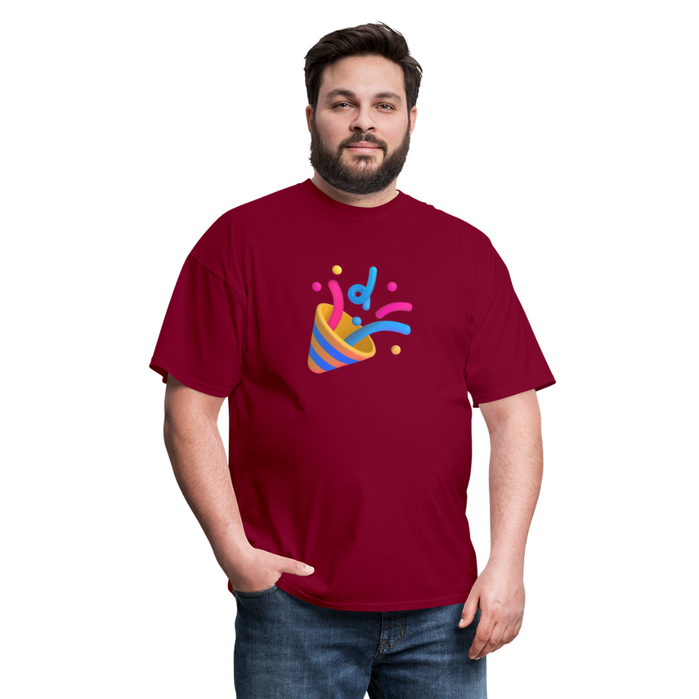 🎉 Party Popper (Microsoft Fluent) Unisex Classic T-Shirt - burgundy