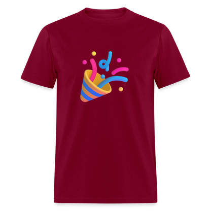 🎉 Party Popper (Microsoft Fluent) Unisex Classic T-Shirt - burgundy