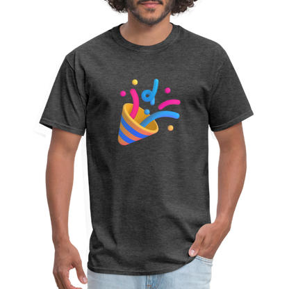 🎉 Party Popper (Microsoft Fluent) Unisex Classic T-Shirt - heather black