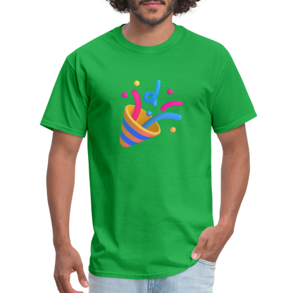 🎉 Party Popper (Microsoft Fluent) Unisex Classic T-Shirt - bright green
