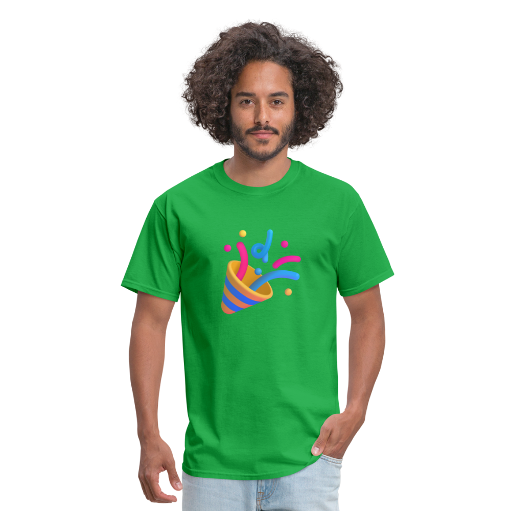 🎉 Party Popper (Microsoft Fluent) Unisex Classic T-Shirt - bright green