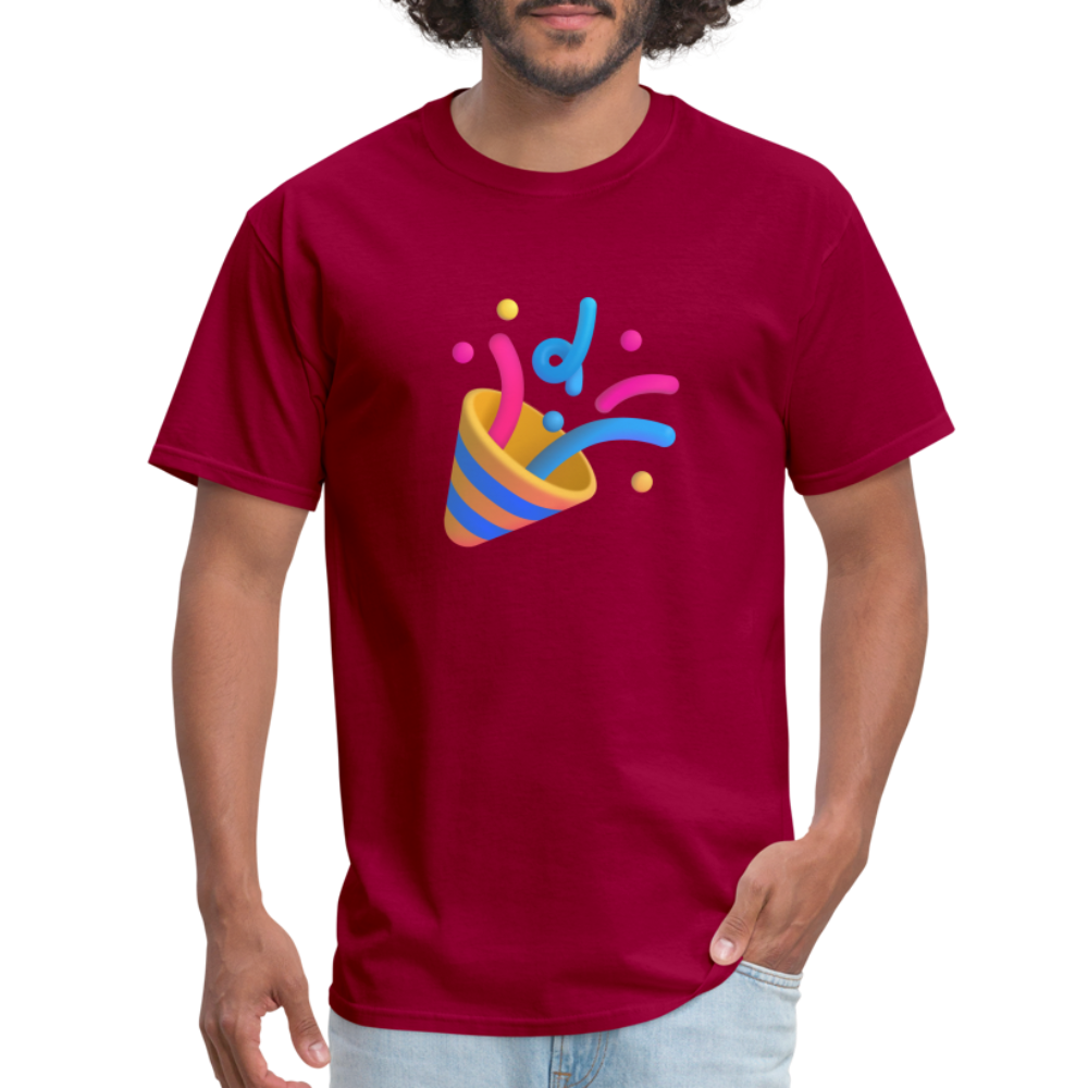 🎉 Party Popper (Microsoft Fluent) Unisex Classic T-Shirt - dark red