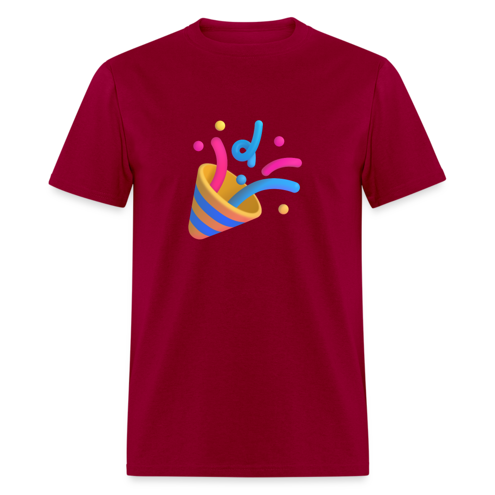 🎉 Party Popper (Microsoft Fluent) Unisex Classic T-Shirt - dark red