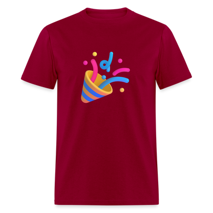 🎉 Party Popper (Microsoft Fluent) Unisex Classic T-Shirt - dark red