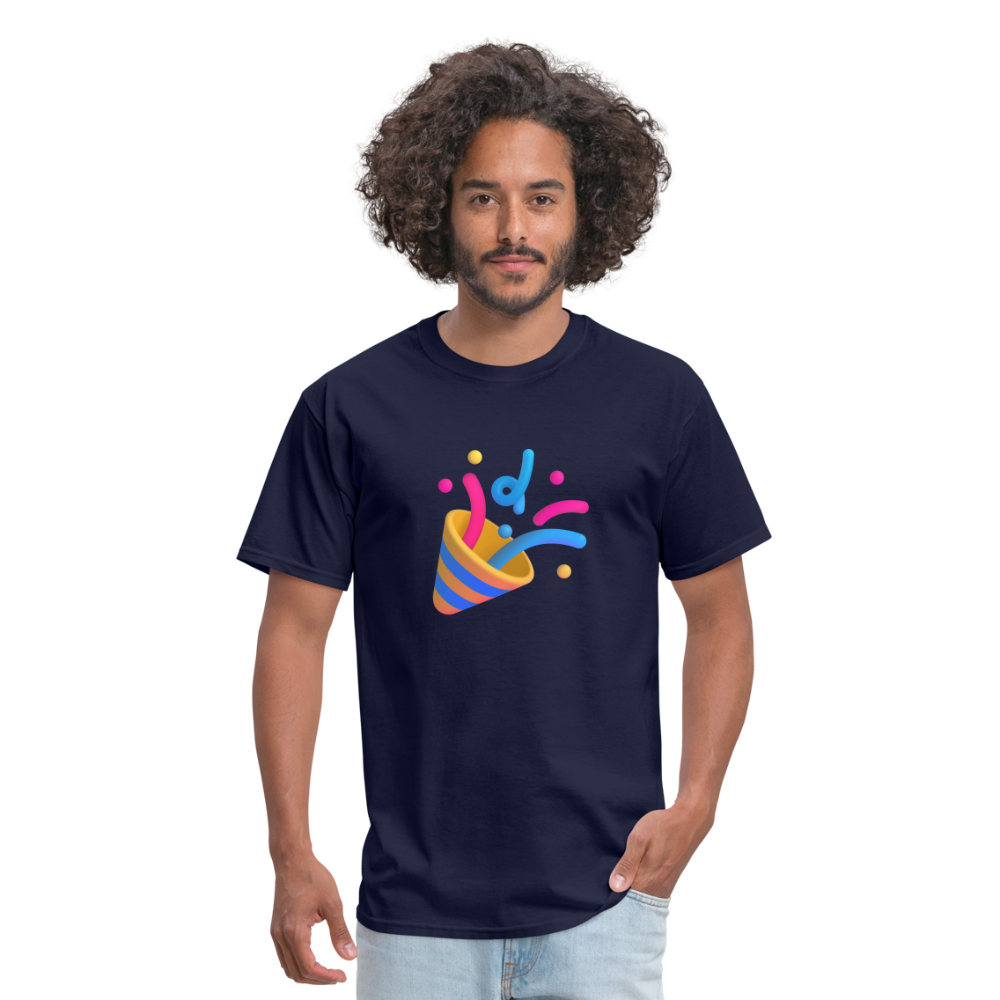 🎉 Party Popper (Microsoft Fluent) Unisex Classic T-Shirt - navy