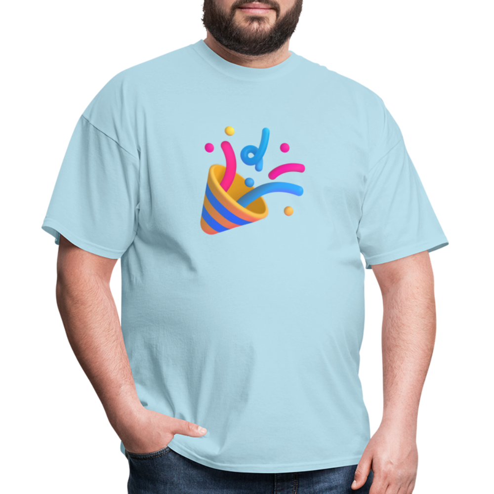 🎉 Party Popper (Microsoft Fluent) Unisex Classic T-Shirt - powder blue