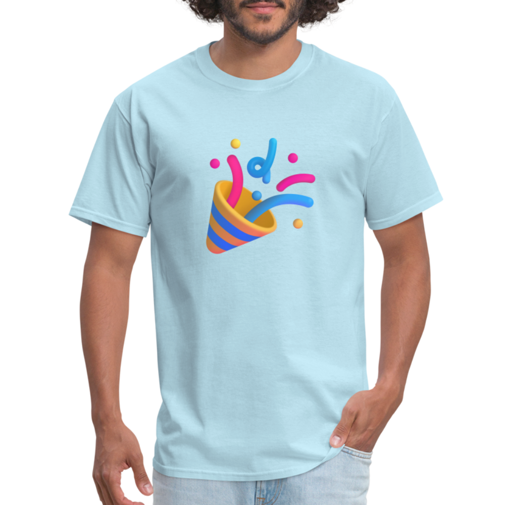 🎉 Party Popper (Microsoft Fluent) Unisex Classic T-Shirt - powder blue