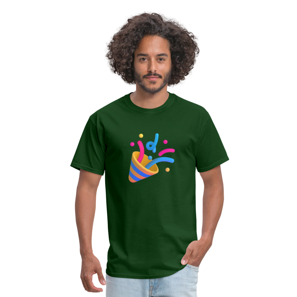 🎉 Party Popper (Microsoft Fluent) Unisex Classic T-Shirt - forest green