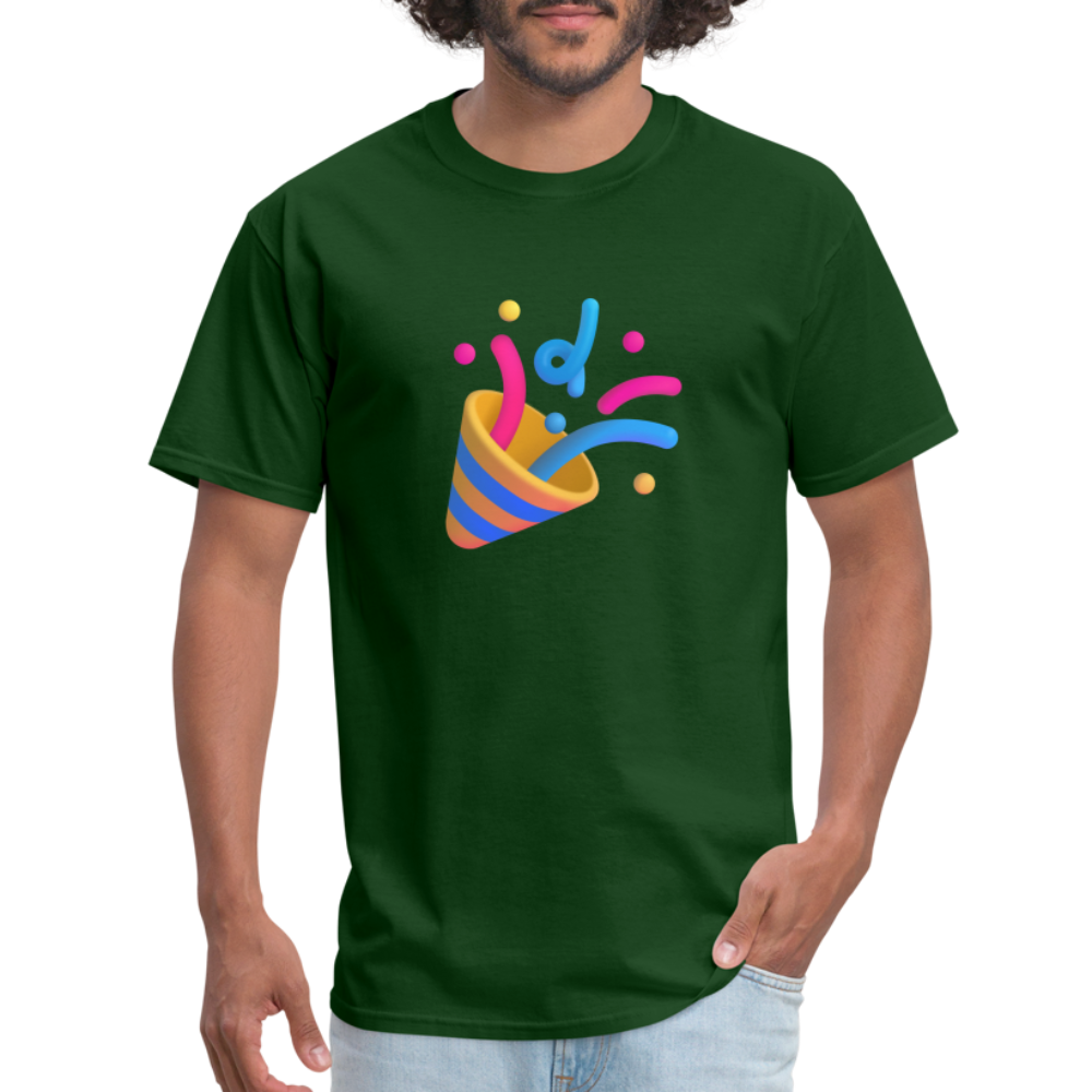 🎉 Party Popper (Microsoft Fluent) Unisex Classic T-Shirt - forest green