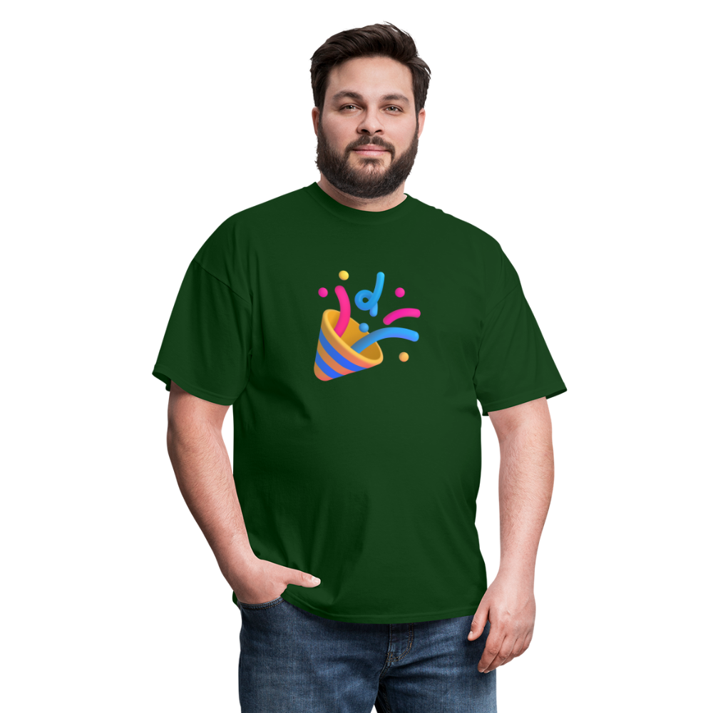 🎉 Party Popper (Microsoft Fluent) Unisex Classic T-Shirt - forest green