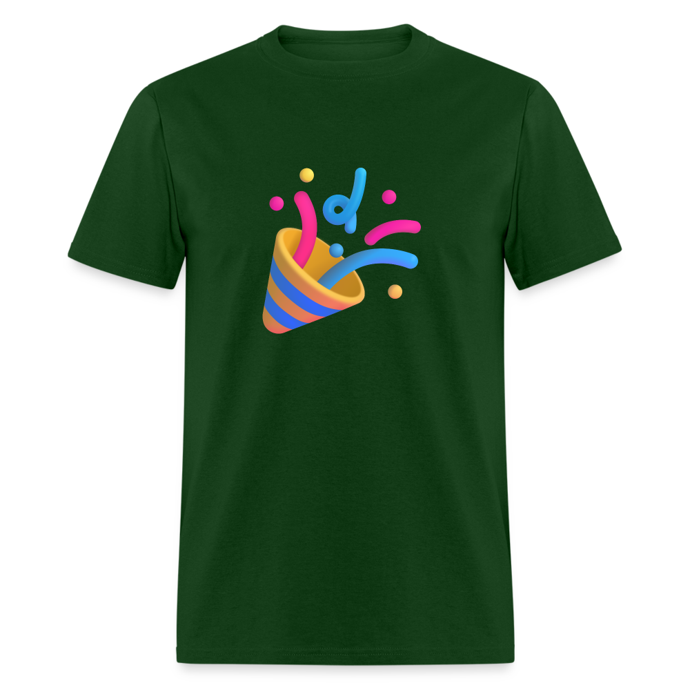 🎉 Party Popper (Microsoft Fluent) Unisex Classic T-Shirt - forest green