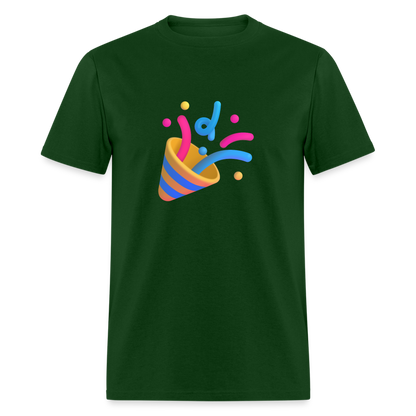 🎉 Party Popper (Microsoft Fluent) Unisex Classic T-Shirt - forest green