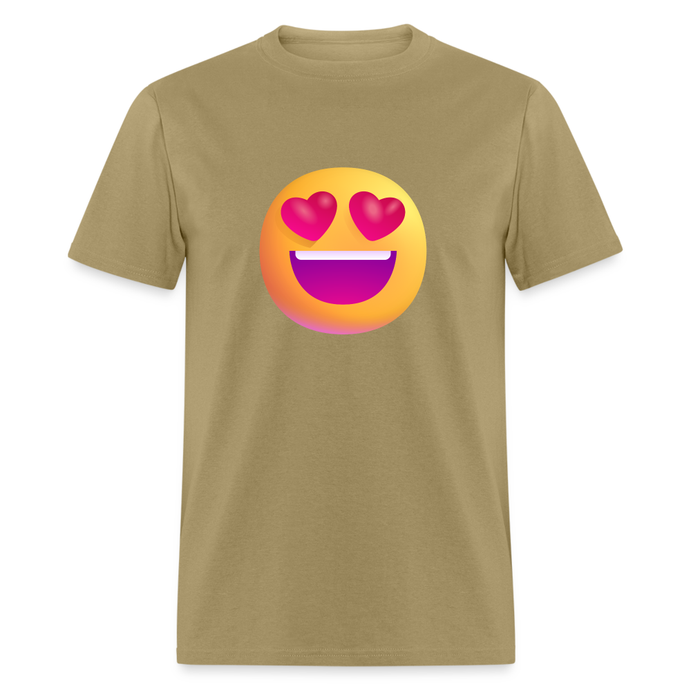 😍 Smiling Face with Heart-Eyes (Microsoft Fluent) Unisex Classic T-Shirt - khaki