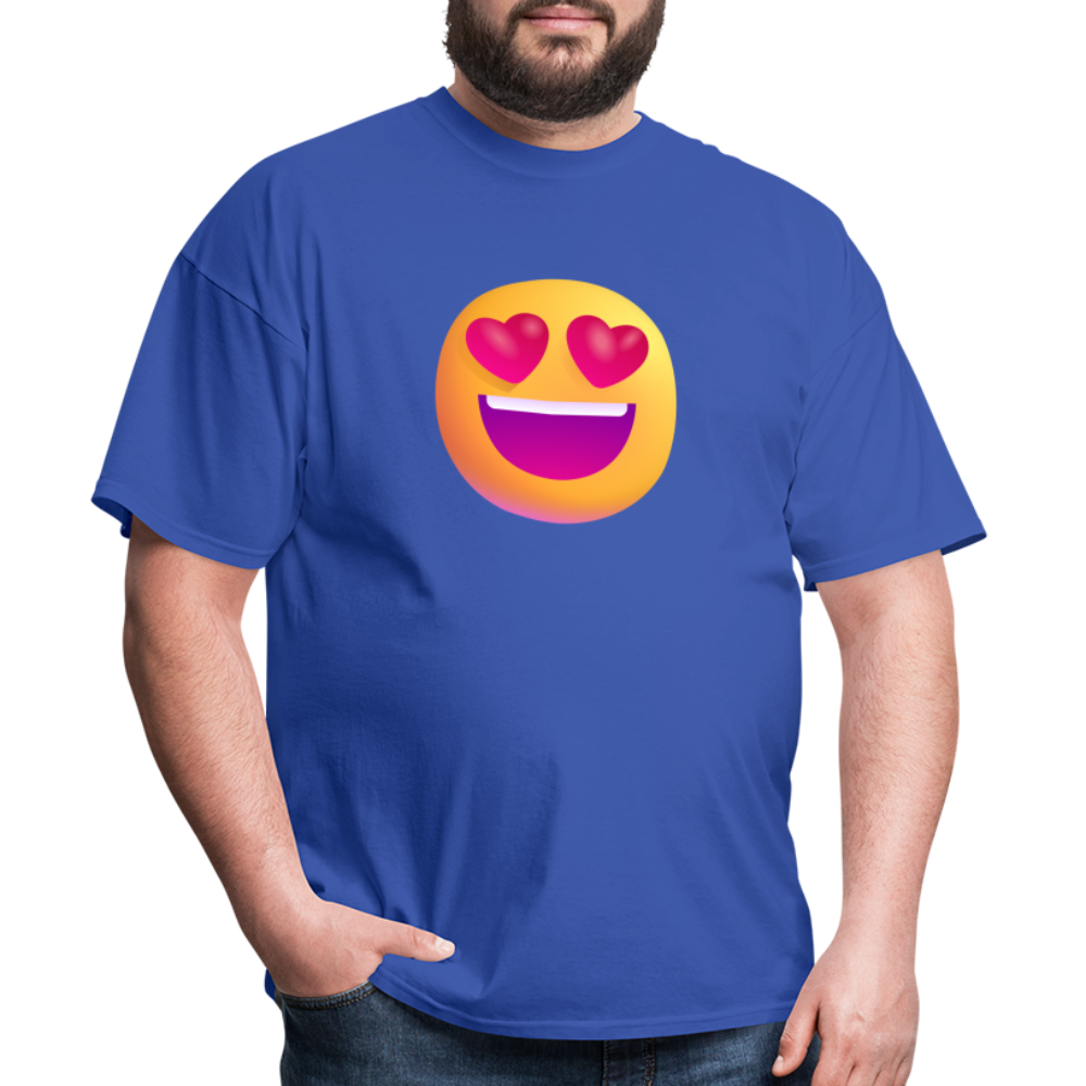 😍 Smiling Face with Heart-Eyes (Microsoft Fluent) Unisex Classic T-Shirt - royal blue