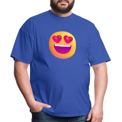 😍 Smiling Face with Heart-Eyes (Microsoft Fluent) Unisex Classic T-Shirt - royal blue