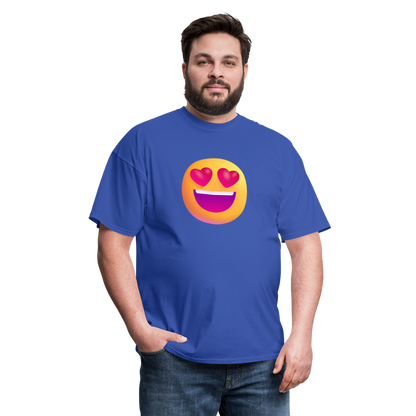 😍 Smiling Face with Heart-Eyes (Microsoft Fluent) Unisex Classic T-Shirt - royal blue