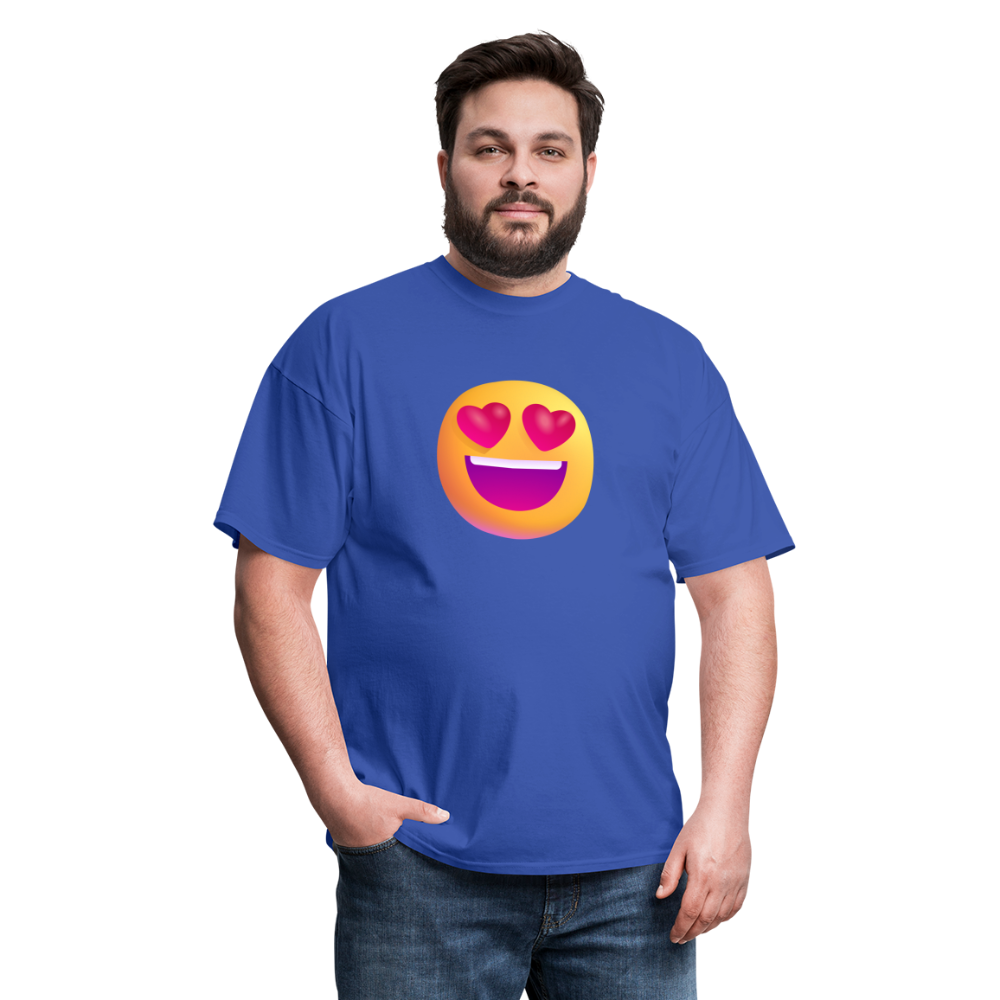 😍 Smiling Face with Heart-Eyes (Microsoft Fluent) Unisex Classic T-Shirt - royal blue