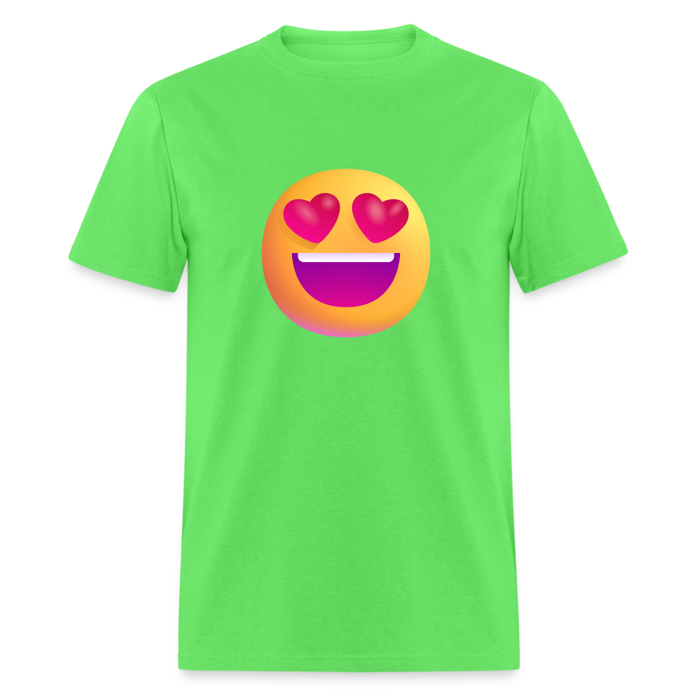 😍 Smiling Face with Heart-Eyes (Microsoft Fluent) Unisex Classic T-Shirt - kiwi