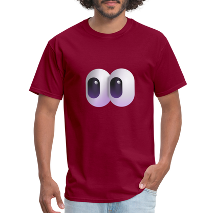 👀 Eyes (Microsoft Fluent) Unisex Classic T-Shirt - burgundy
