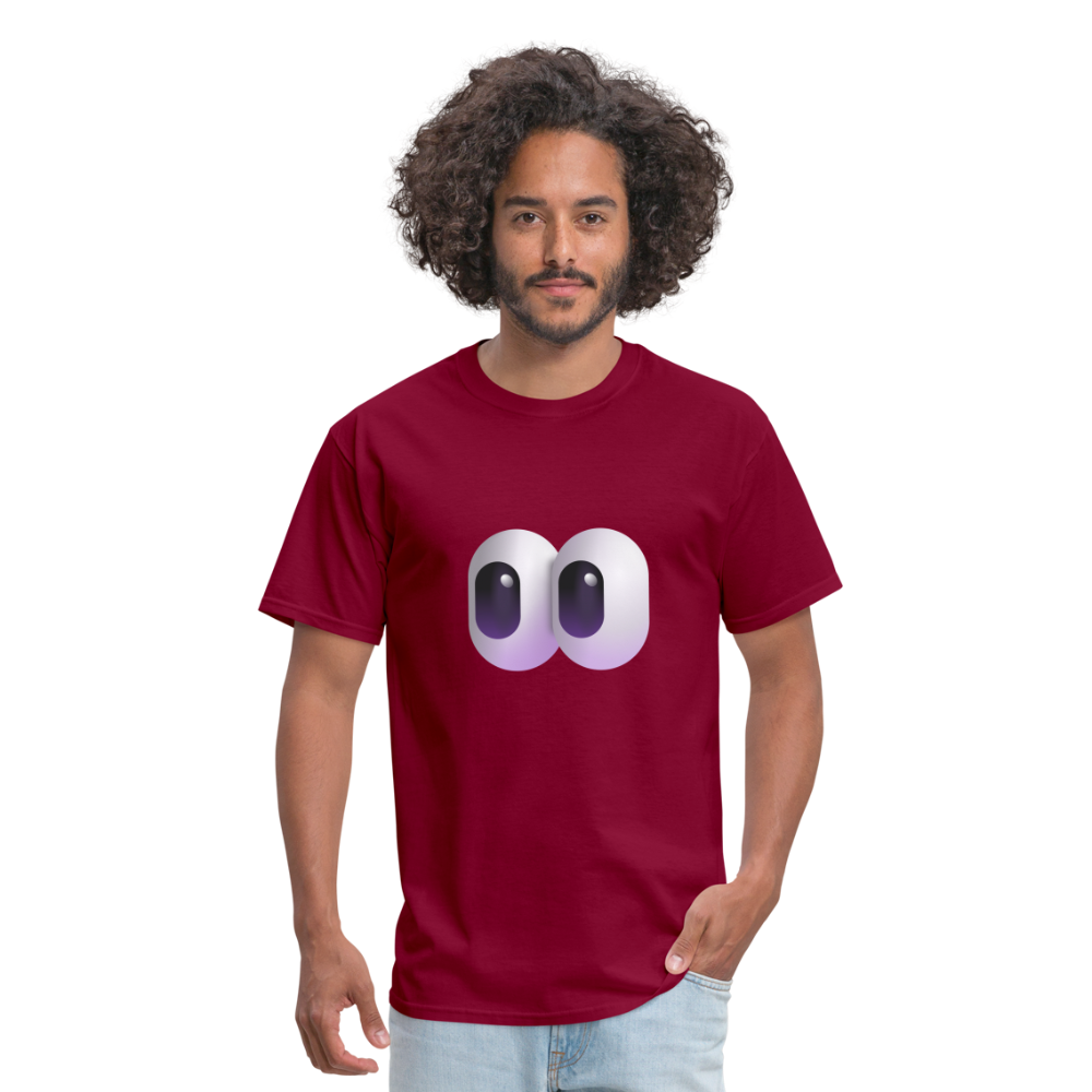 👀 Eyes (Microsoft Fluent) Unisex Classic T-Shirt - burgundy