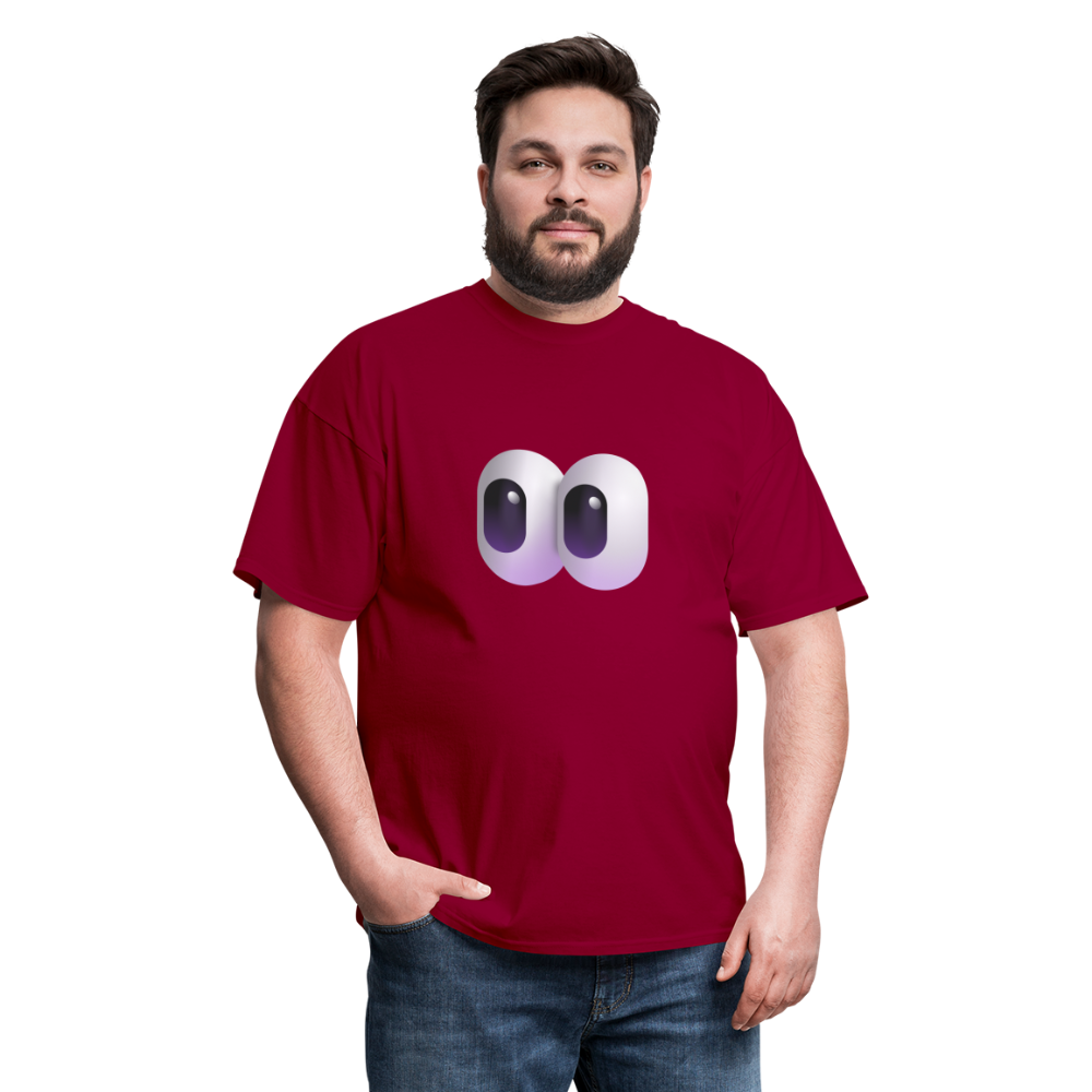 👀 Eyes (Microsoft Fluent) Unisex Classic T-Shirt - dark red