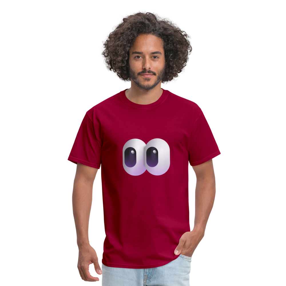 👀 Eyes (Microsoft Fluent) Unisex Classic T-Shirt - dark red