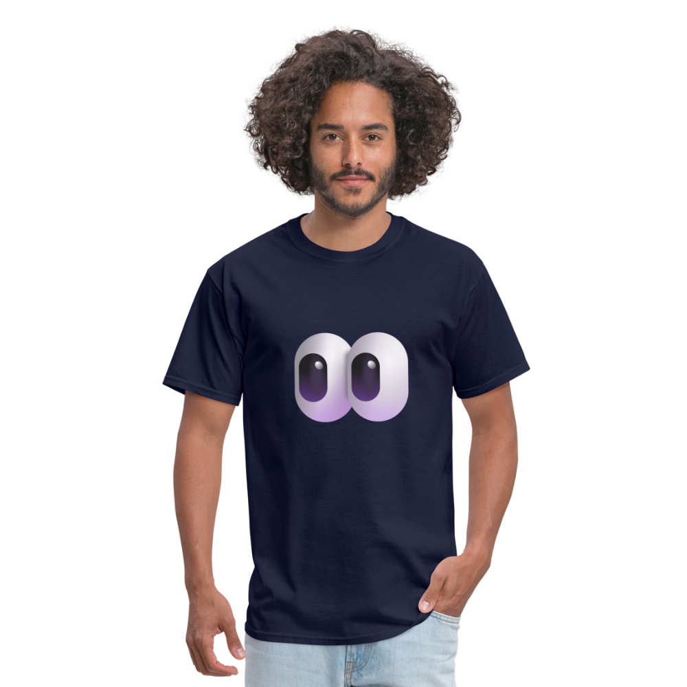 👀 Eyes (Microsoft Fluent) Unisex Classic T-Shirt - navy