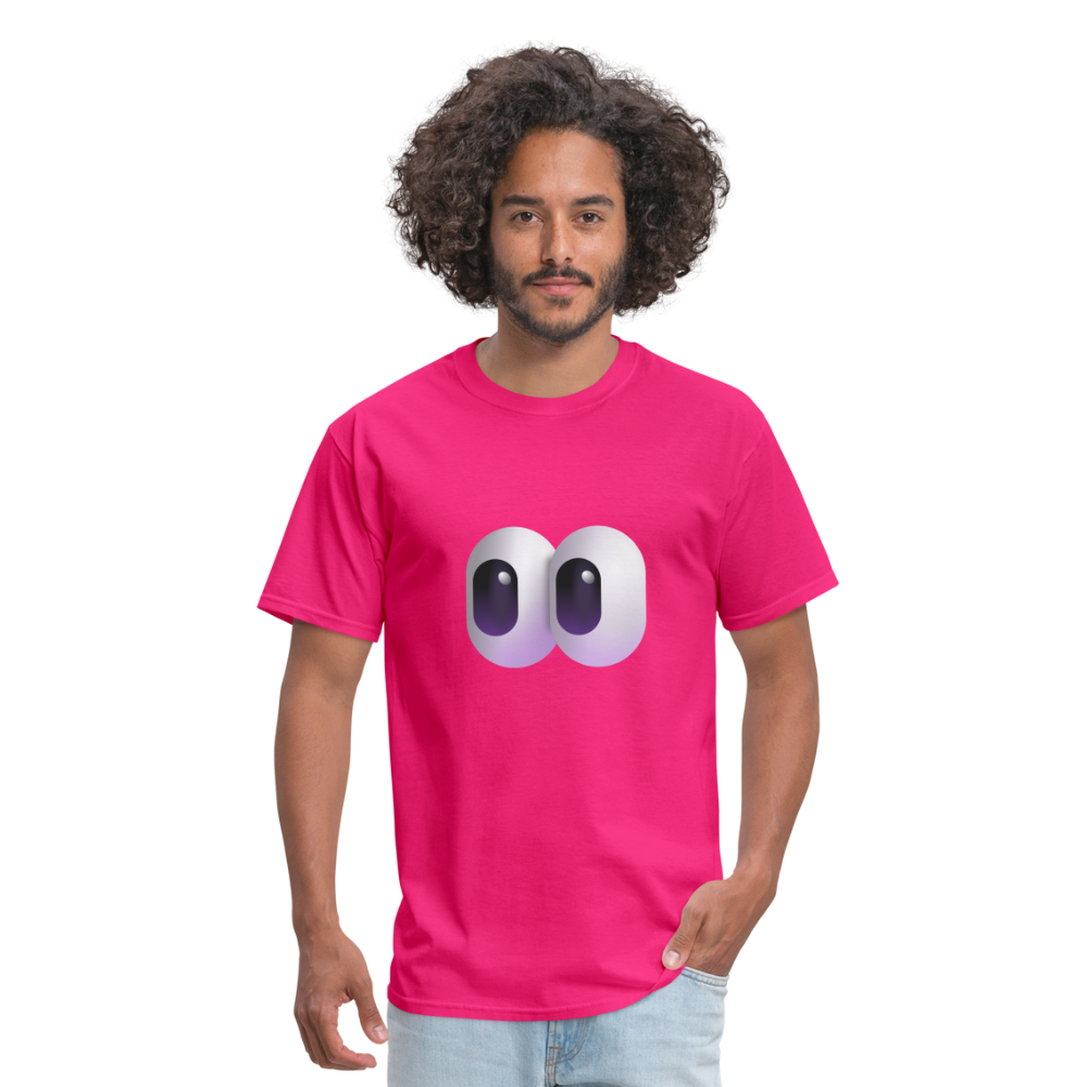 👀 Eyes (Microsoft Fluent) Unisex Classic T-Shirt - fuchsia