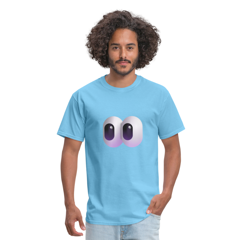 👀 Eyes (Microsoft Fluent) Unisex Classic T-Shirt - aquatic blue