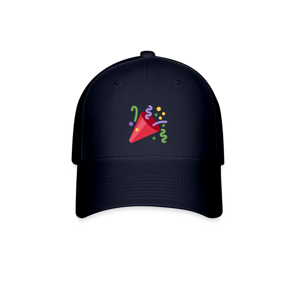🎉 Party Popper (Twemoji) Baseball Cap - navy