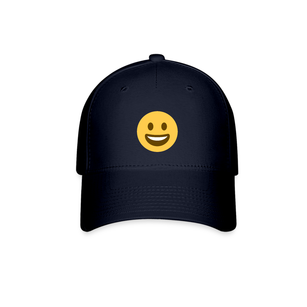 😀 Grinning Face (Twemoji) Baseball Cap - navy