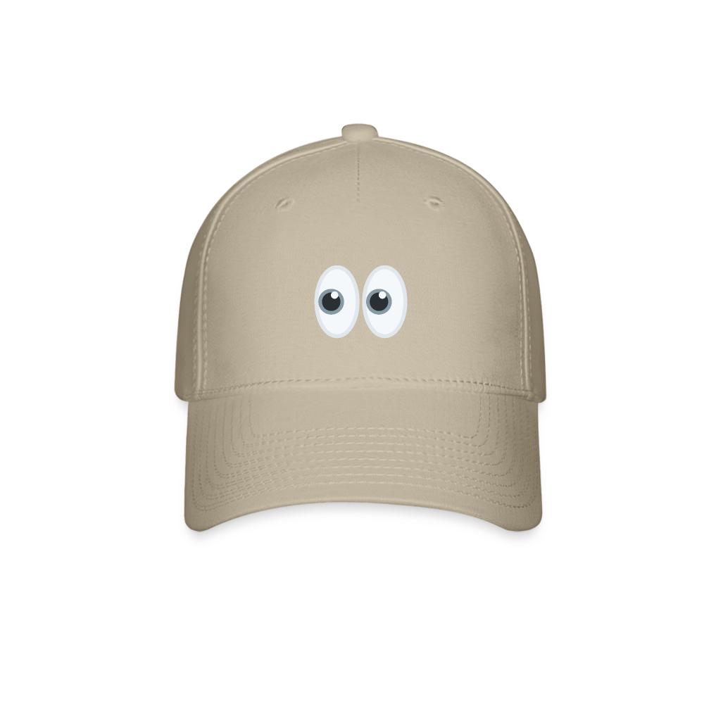 👀 Eyes (Twemoji) Baseball Cap - khaki