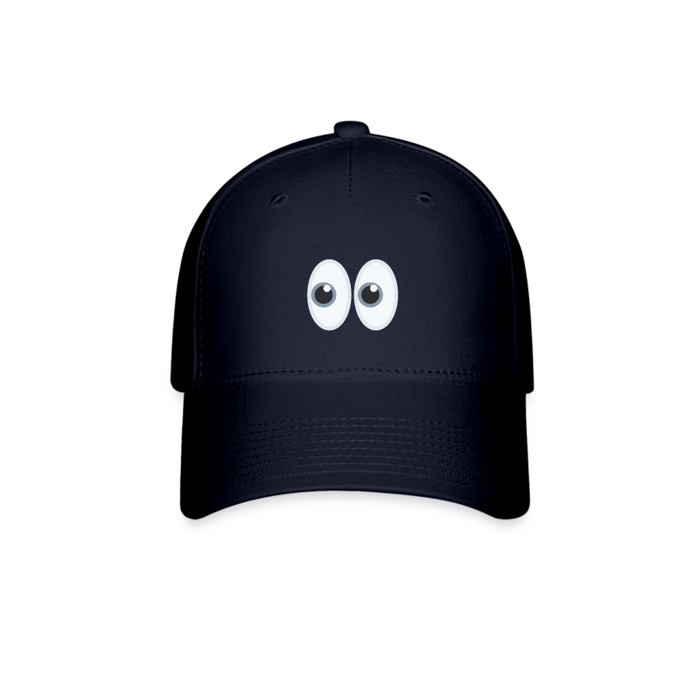 👀 Eyes (Twemoji) Baseball Cap - navy