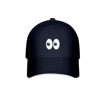 👀 Eyes (Twemoji) Baseball Cap - navy