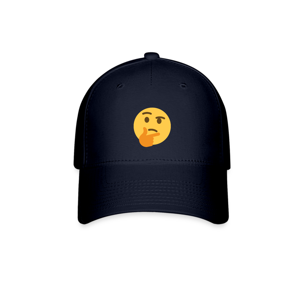 🤔 Thinking Face (Twemoji) Baseball Cap - navy