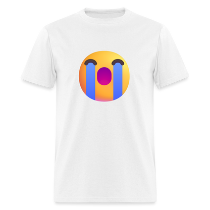 😭 Loudly Crying Face (Microsoft Fluent) Unisex Classic T-Shirt - white