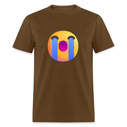 😭 Loudly Crying Face (Microsoft Fluent) Unisex Classic T-Shirt - brown