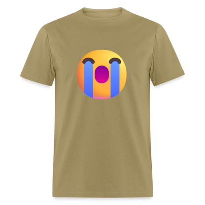 😭 Loudly Crying Face (Microsoft Fluent) Unisex Classic T-Shirt - khaki