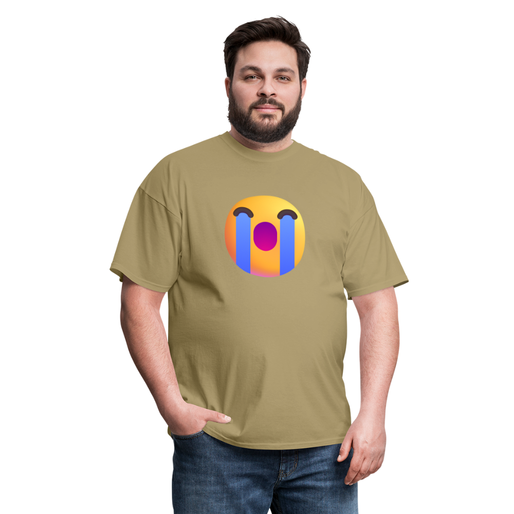 😭 Loudly Crying Face (Microsoft Fluent) Unisex Classic T-Shirt - khaki