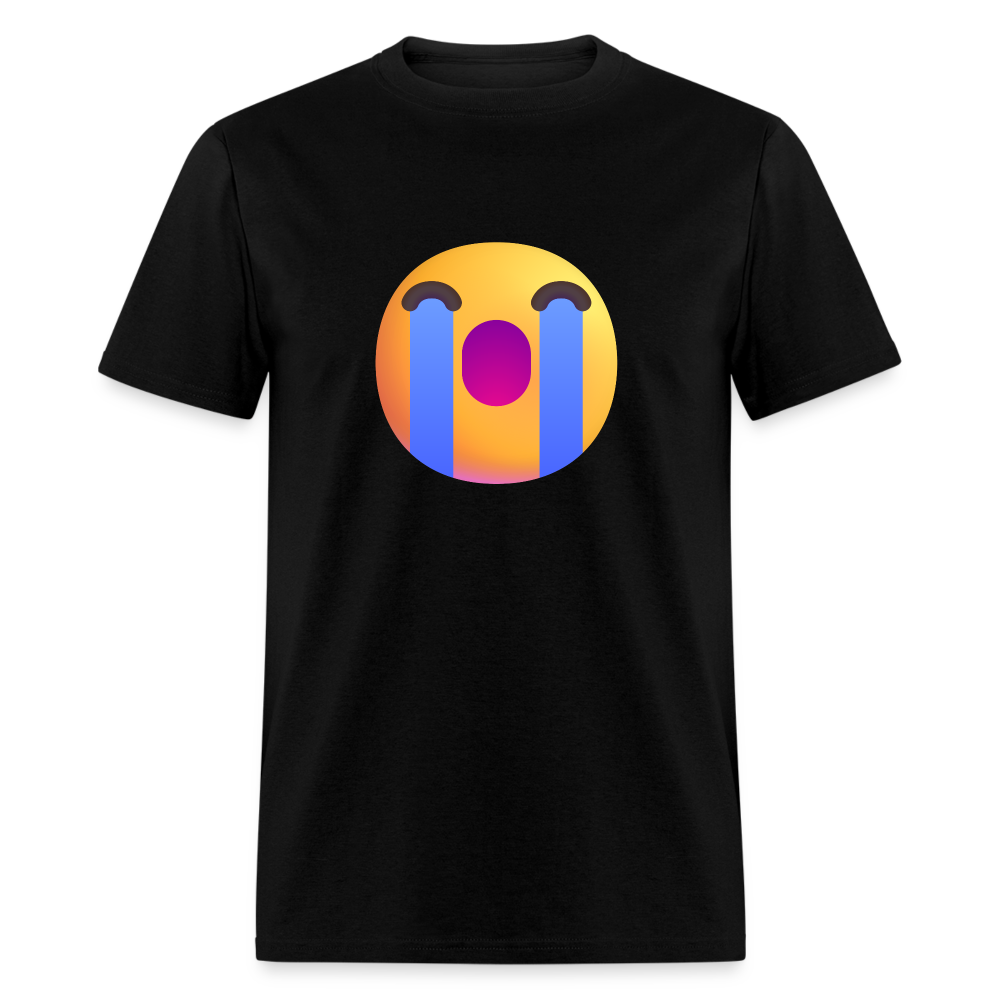😭 Loudly Crying Face (Microsoft Fluent) Unisex Classic T-Shirt - black