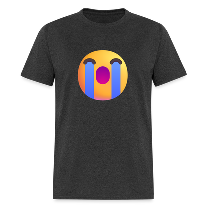 😭 Loudly Crying Face (Microsoft Fluent) Unisex Classic T-Shirt - heather black