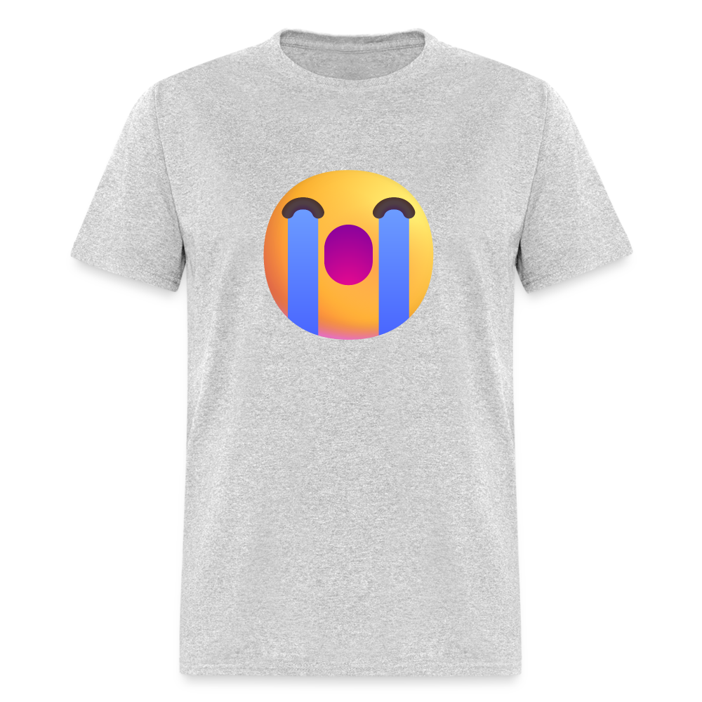 😭 Loudly Crying Face (Microsoft Fluent) Unisex Classic T-Shirt - heather gray